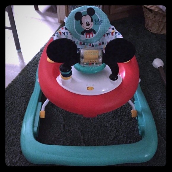 mickey mouse happy triangles walker